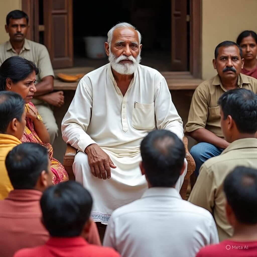 गाँव के मुखिया का विवाद समाधान