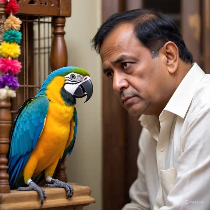 कठोर गार्डियन और बोलने वाला तोता: जब अनुशासन की दीवारों से टकराया शब्दों का तूफ़ान!